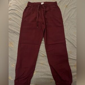 Francesca’s Burgundy Cargo-Style Pants